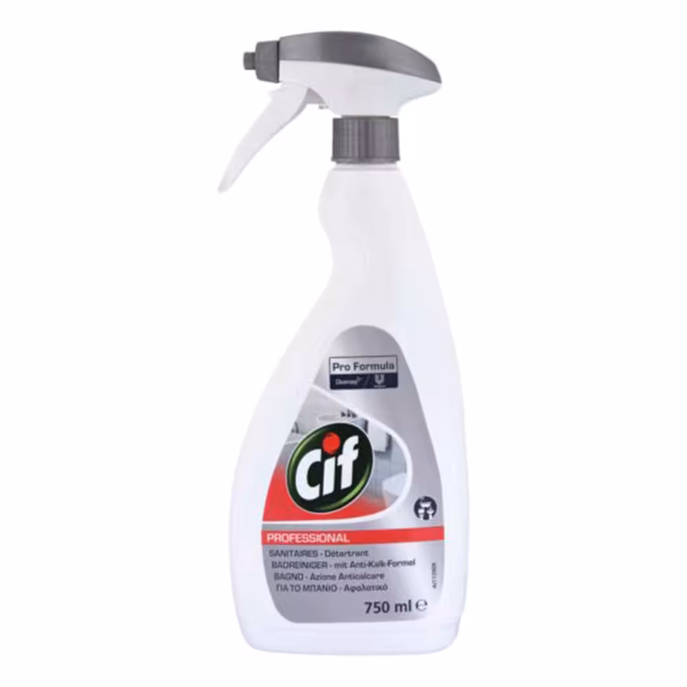 اسپری پاک کننده سوئیسی سیف Cif Professional Detergente Bagno حمام و سرویس 750 میل