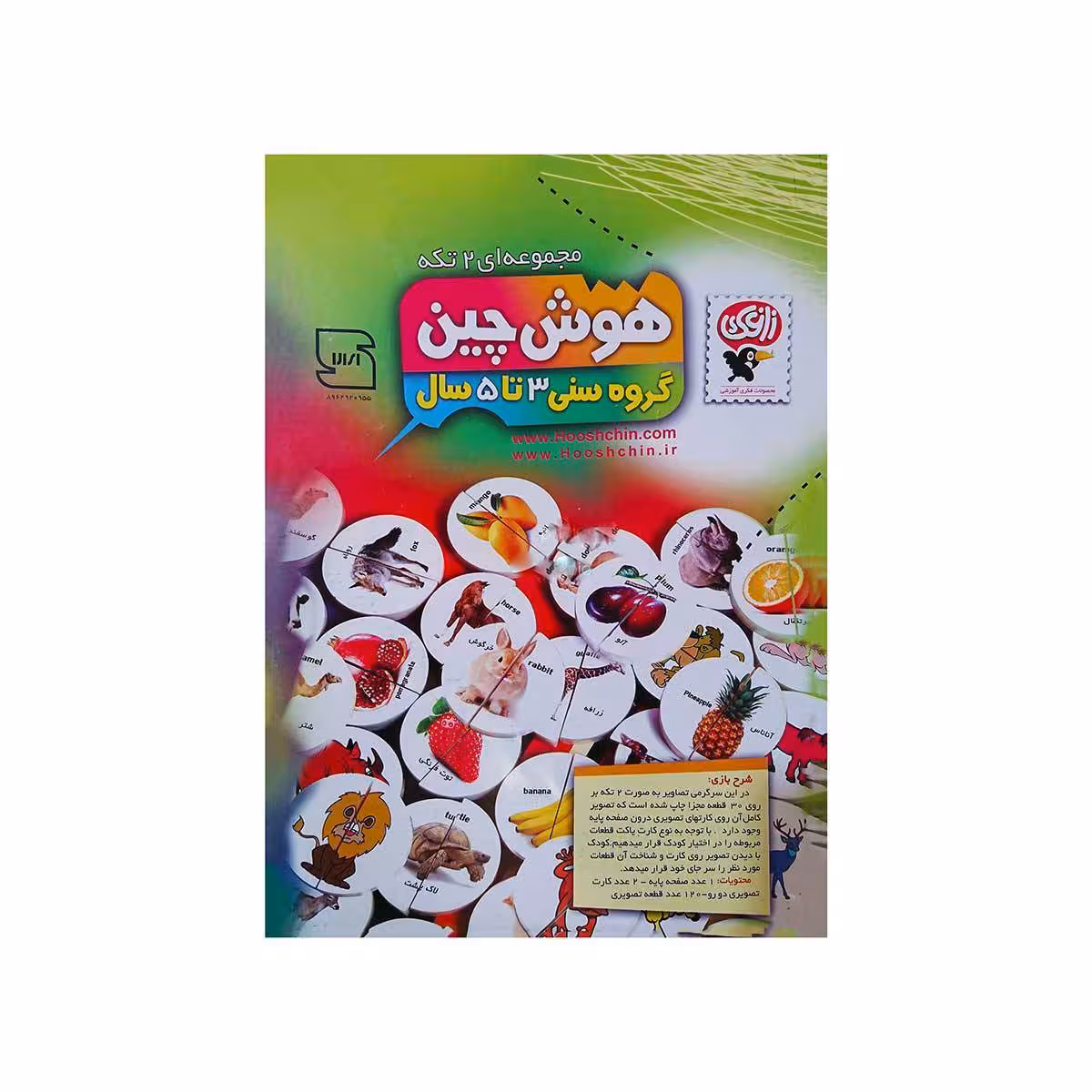 بازی فکری دو تکه ای هوش چین