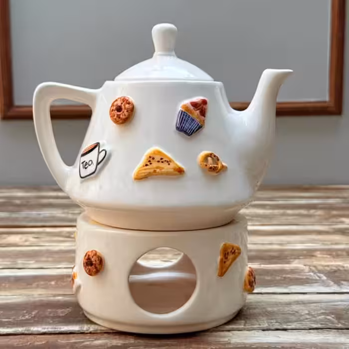 قوری و وارمر سرویس صبحانه خوری دلبر