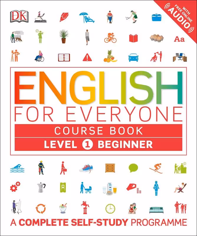 خرید کتاب انگلیسی برای همه English for Everyone Course Book Level 1 Beginner