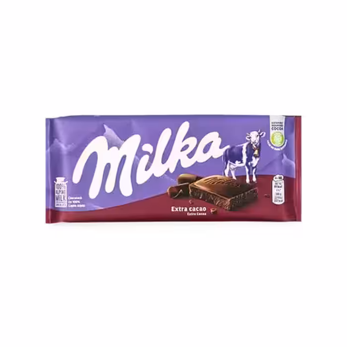 شکلات غلیظ کاکائو 100 گرمی میلکا Milka