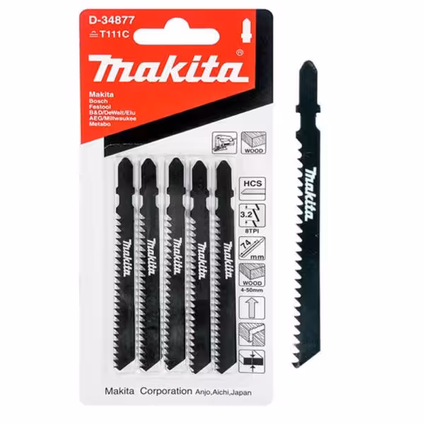 تیغه اره عمودبر ماکیتا مدل D-34877 بسته 5 عدی