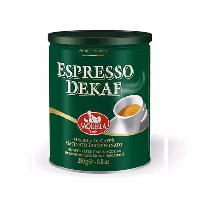 قهوه اسپرسو بدون کافئین ساکوئلا Decaf وزن 250 گرم