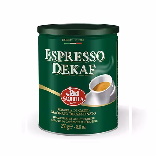 قهوه اسپرسو بدون کافئین ساکوئلا Decaf وزن 250 گرم