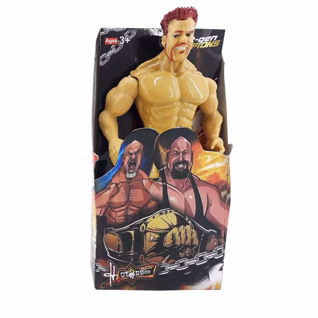 اسباب بازی فیگور کشتی کج جعبه دار واردتی 007