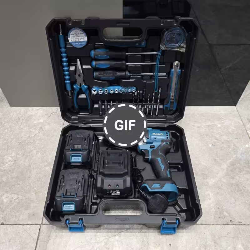 دریل شارژی چکشی گیربکسی طرح ماکیتا مدل Mk04