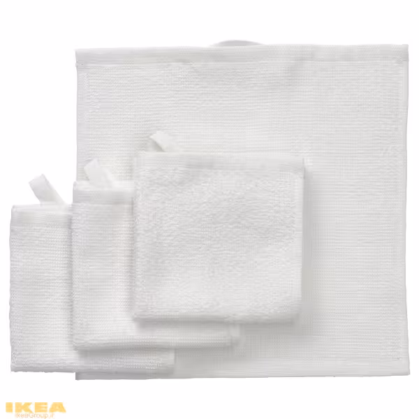 ست 4تایی حوله مدل LUDDVIAL | برند ایکیا | ارسال 15 الی 20 روز کاری