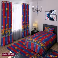 ست اتاق خواب پسرانه طرح بارسلونا کد BD1498