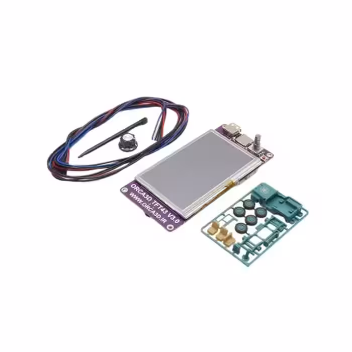 برد نمایشگر ORCA 3D پرینتر سه بعدی تاچ رنگی 4.3 اینچ با قابلیت پرینت از روی فلش و رم