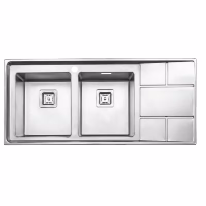 سینک ظرفشویی استیل استیل البرز مدل 950 توکار