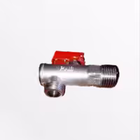 شیر پیسوار زیر دستشویی و ظرفشویی فیلتردار سایز 3/8×1/2ایرانی برنجی
