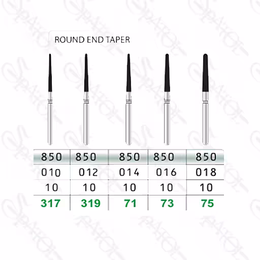 فرز الماسی توربین تراش ROUND END TAPER 850  تیزکاوان TEES KAVAN