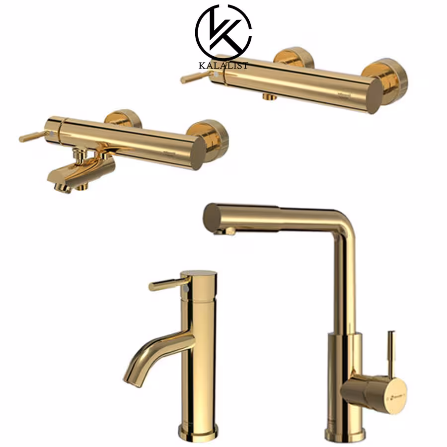 شیرآلات برند شودر مدل مارینو طلا