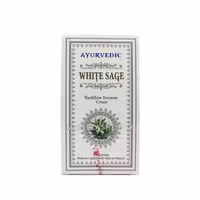 عود آبشاری دست ساز هندی White Sage برند Ayurvedic بسته 10 عددی (عود آبشاری مریم گلی)