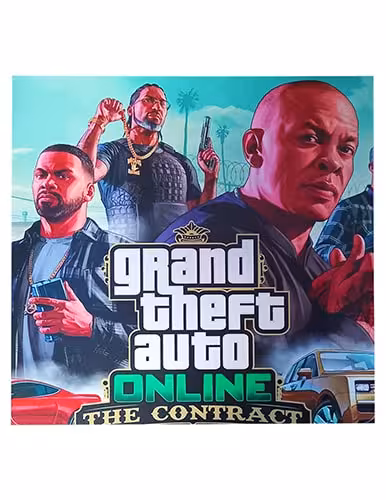 برچسب کنسول PS4 (GO) طرح GTA