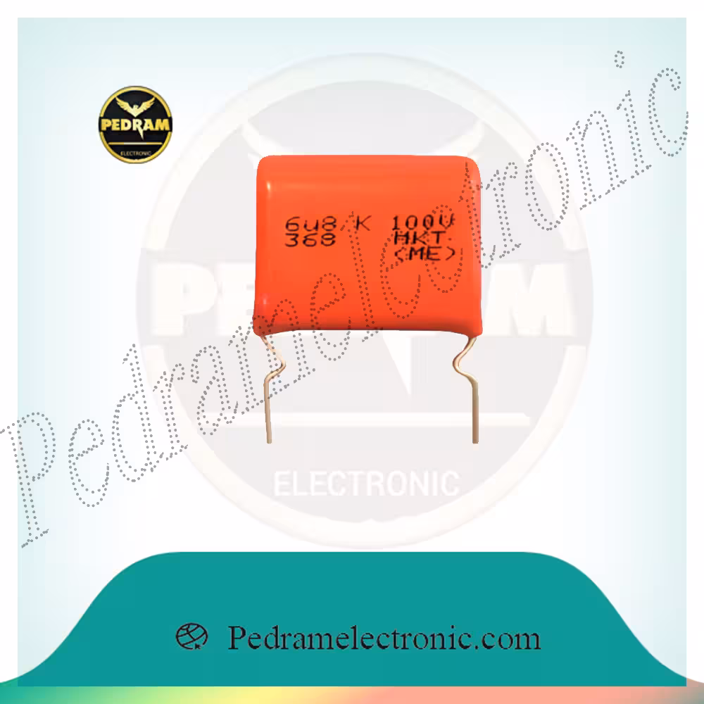خازن پلی استر 6.8UF 100V
