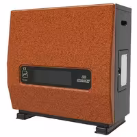 بخاری گاز سوز سپهر الکتریک مدل پگاه SE9000 نمای جلو مسی