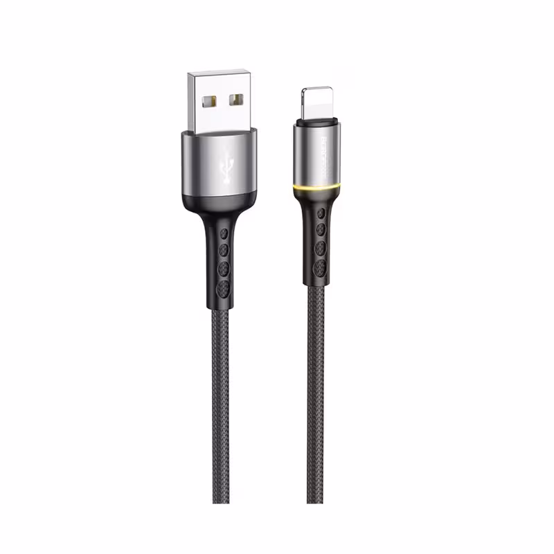 کابل تبدیل USB به لایتنینگ بروفون مدل BU33 طول 1.2 متر