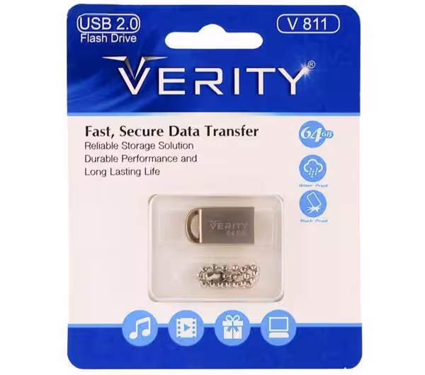 فلش مموری وریتی مدل V811 ظرفیت 64 گیگابایت