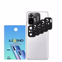 محافظ لنز دوربین قابدار مدل LEGEND مناسب موبایل شیائومی Poco M5s بسته 5 عددی