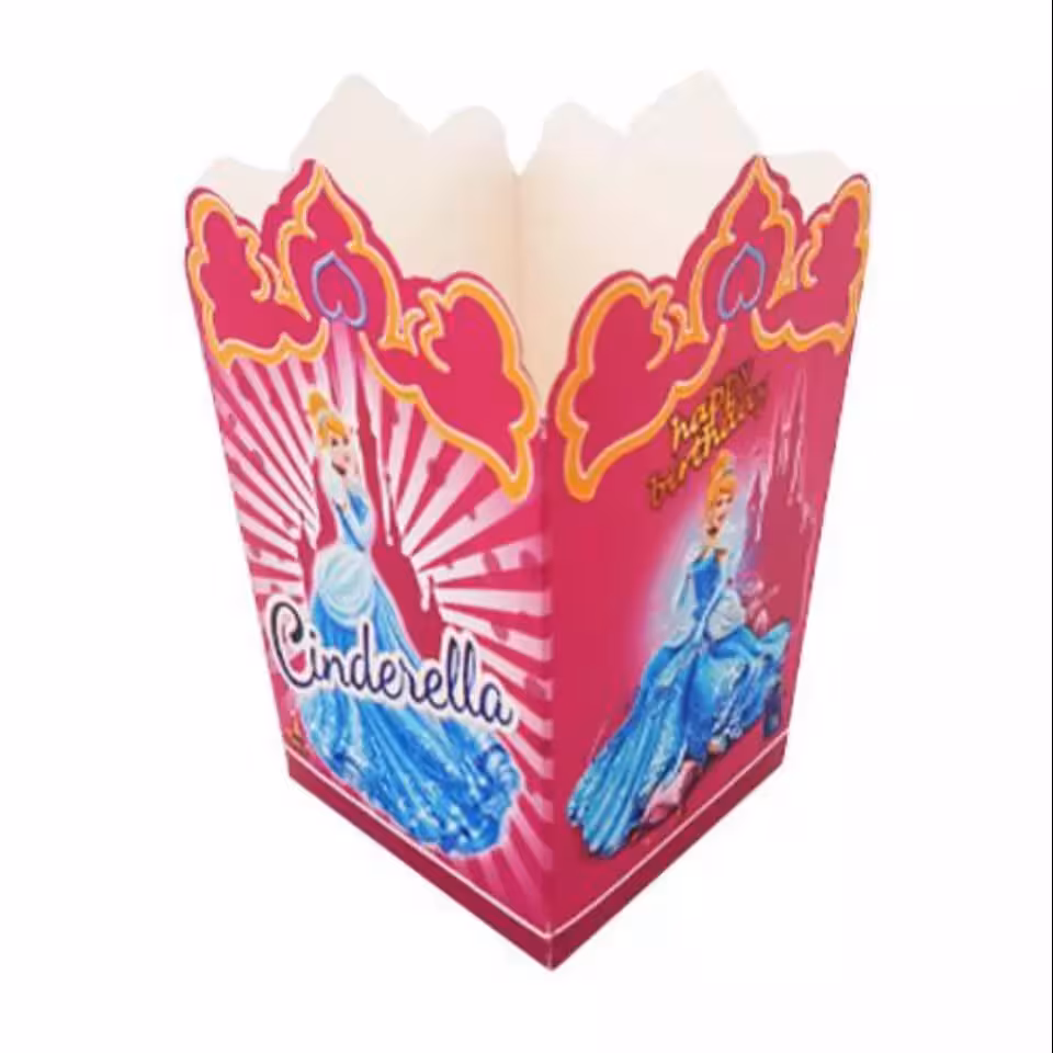 تم تولد ظرف پاپ کرن تم سیندرلا(پک 9عددی)