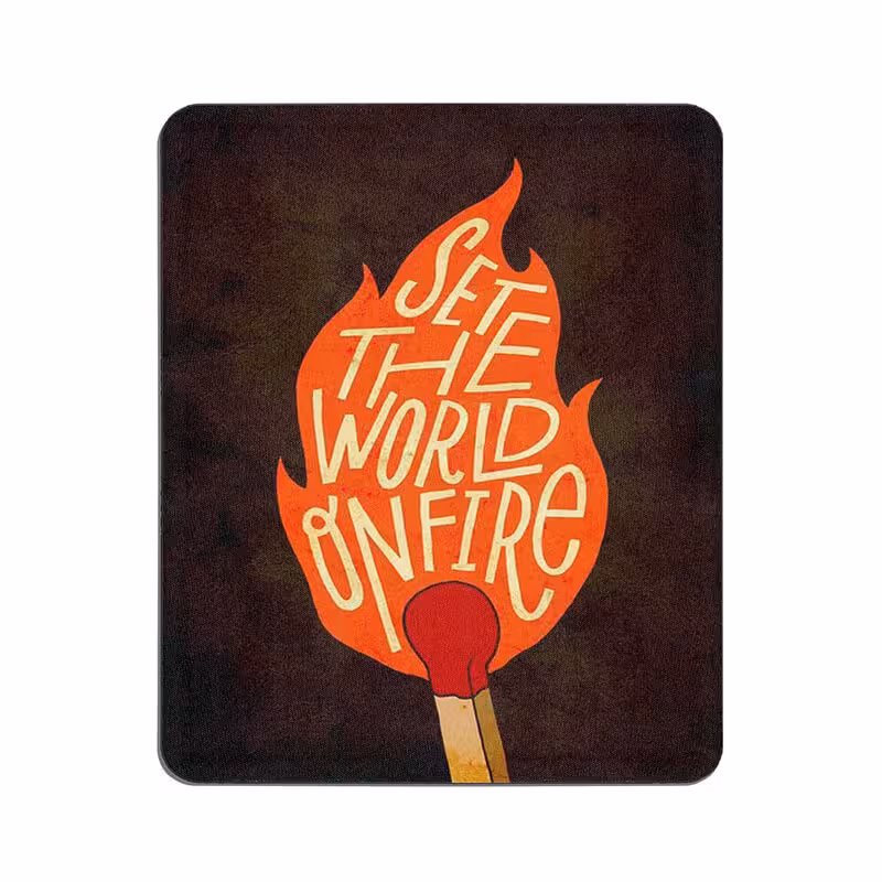 خرید و قیمت ماوس پد طرح اعتراضی دنیارو به آتش بکش کد 3396