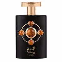 ادوپرفیوم لطافه پراید مدل القیم طلایی (مشابه رایحه آمبرنومد) با رایحه گرم حجم 100 میلی لیتر