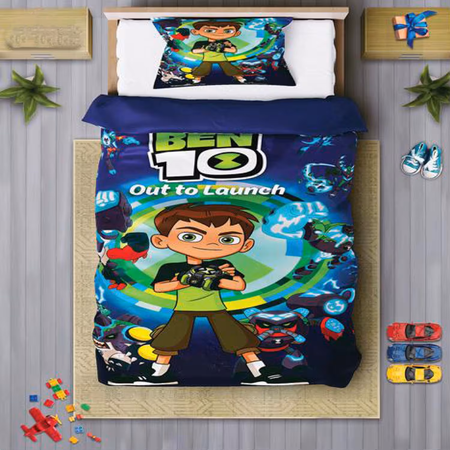 سرویس روتختی پسرانه چیداری مدل 7093 طرح بن تن