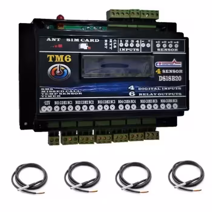 ترموستات سیم کارتی 4 سنسور TH6