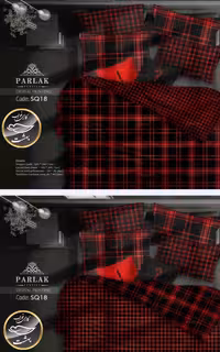 روتختی دورو طرح دار دونفره هشت تکه پارلاک برند ترکسان کد SQ18