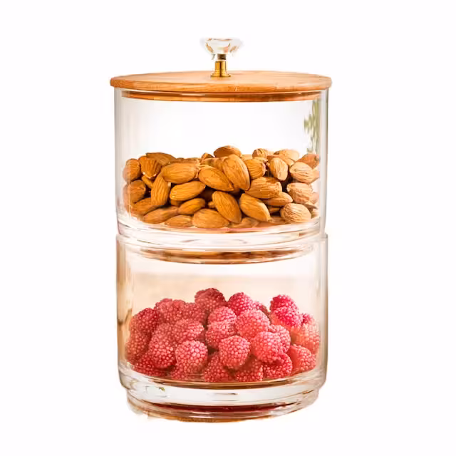 شکلات خوری دو طبقه آکرلیک درب چوبی لیمون