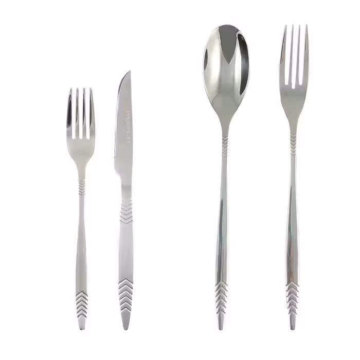 سرویس 70 پارچه قاشق چنگال یونی هوم مدل سیدنی 12 نفره