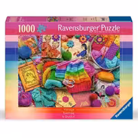 پازل 1000 تکه رونزبرگر طرح بافتنی و قلاب بافی قدیمی