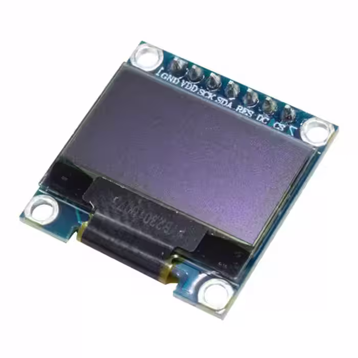 LCD oled 0.96 inch 128*64  آبی-زرد رابط SPI