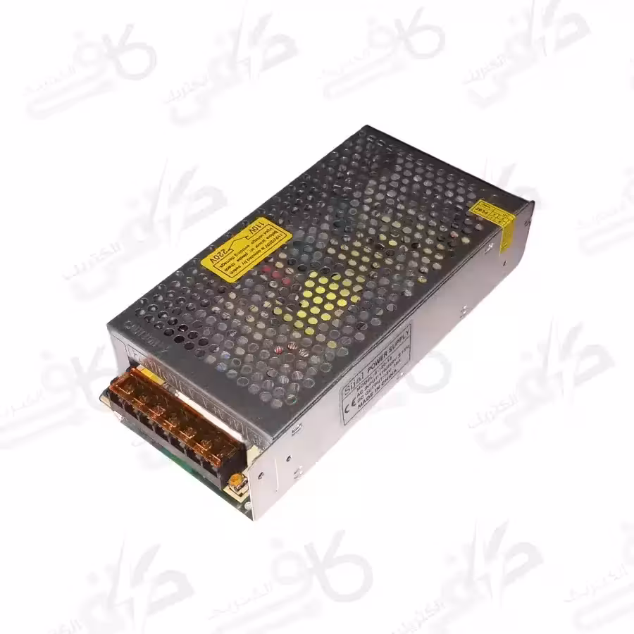 آداپتور فلزی 12 ولت | 15 آمپر | اداپتور سوییچینگ