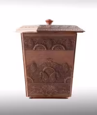 سطل جا دستمال کاغذی مسی کد 904