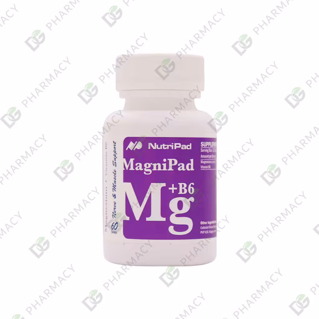 مگنی پاد منیزیم سیترات و ویتامین ب6 دیجی فارماسی