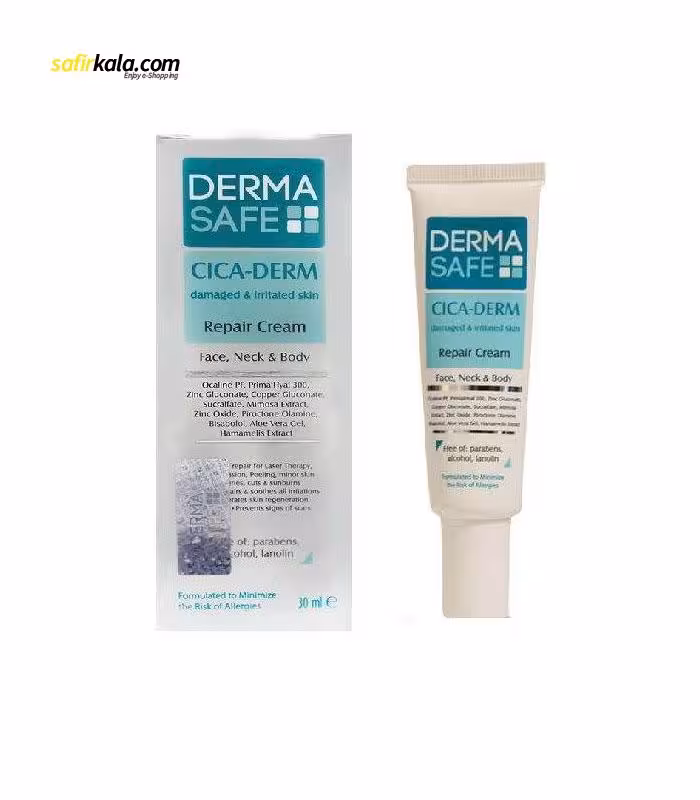 کرم ترمیم کننده درماسیف مدل Cica_Derm حجم 30 میلی لیتر