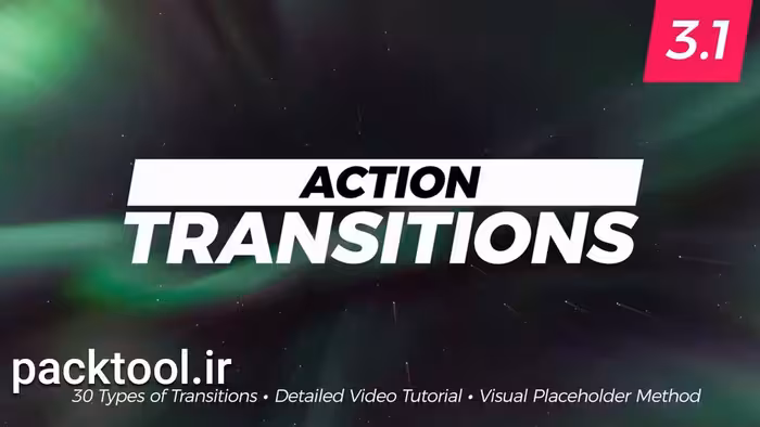 دانلود ترانزیشن اکشن پریمیر Action Transitions - پک تول