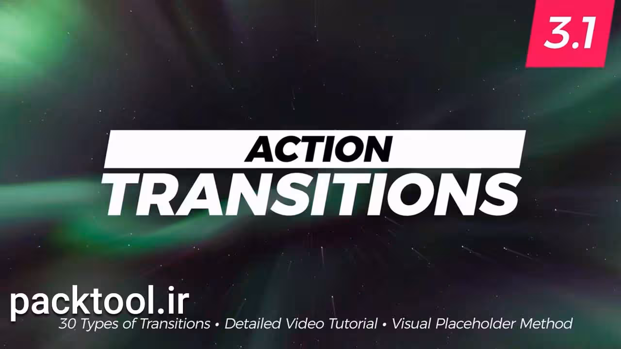 دانلود ترانزیشن اکشن پریمیر Action Transitions - پک تول