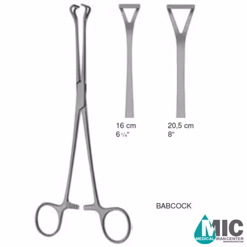پنس روده و بافت آتروماتیک ببکاک(BABCOCK)