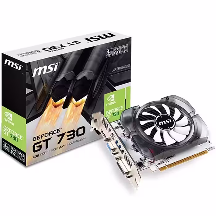 کارت گرافیک ام اس آی مدل GT 730 N730-4GD3V2 با ظرفیت 4 گیگابایت