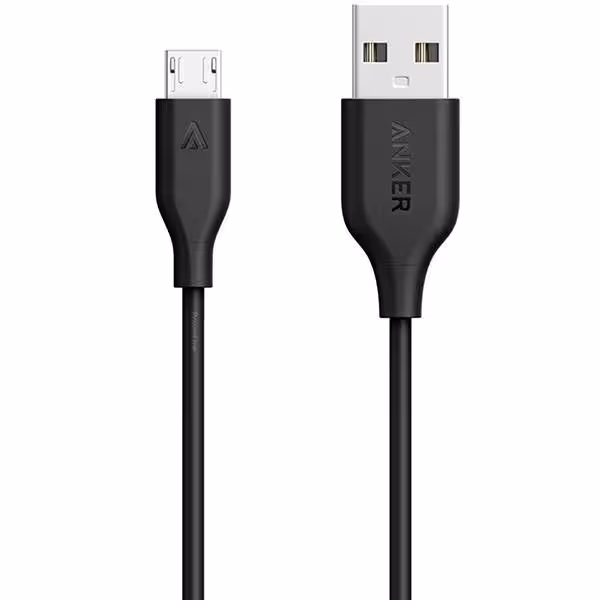 کابل تبدیل USB به microUSB انکر مدل A8134 PowerLine طول 3 متر