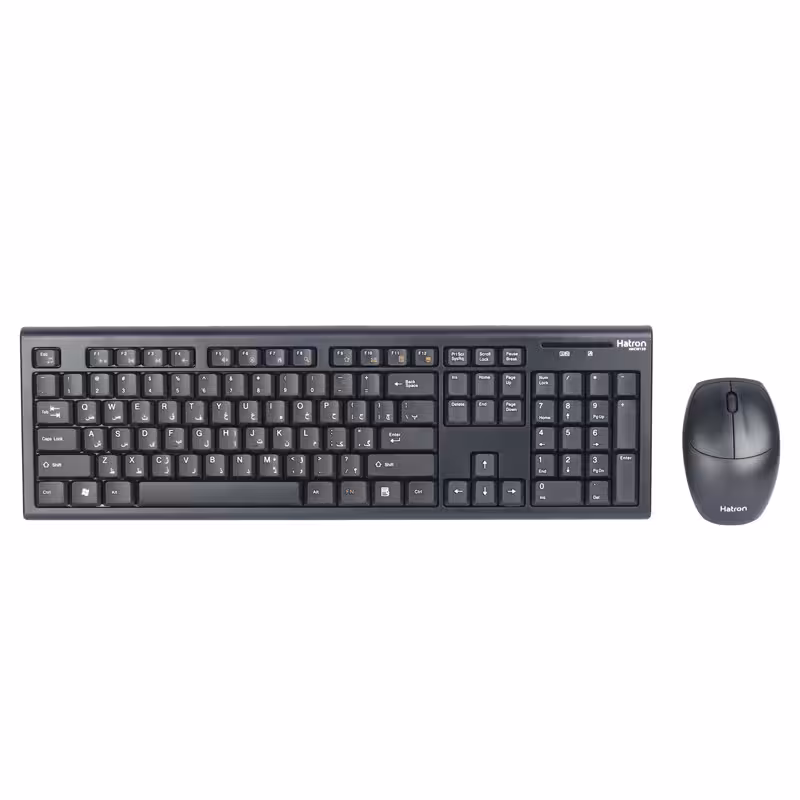 موس و کیبورد بی سیم هترون مدل Hatron HKCW130