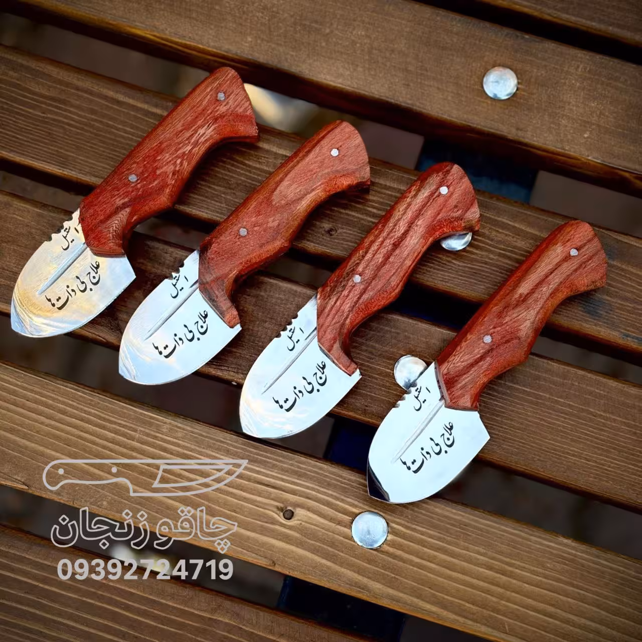 چاقو زنجان علاج بی ذان ها استیل ضد زنگ با غلاف