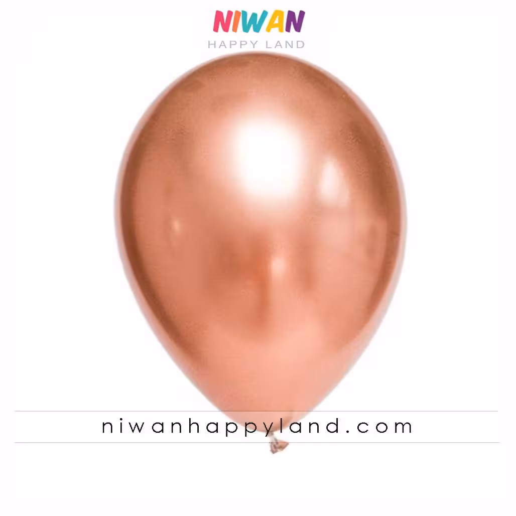 بادکنک لاتکسی کروم مسی