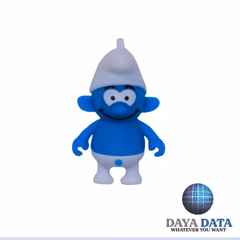 فلش مموری فانتزی دایا دیتا  اسمورف مدلPC1016-7 ظرفیت128GB-USB2 رنگ سفید