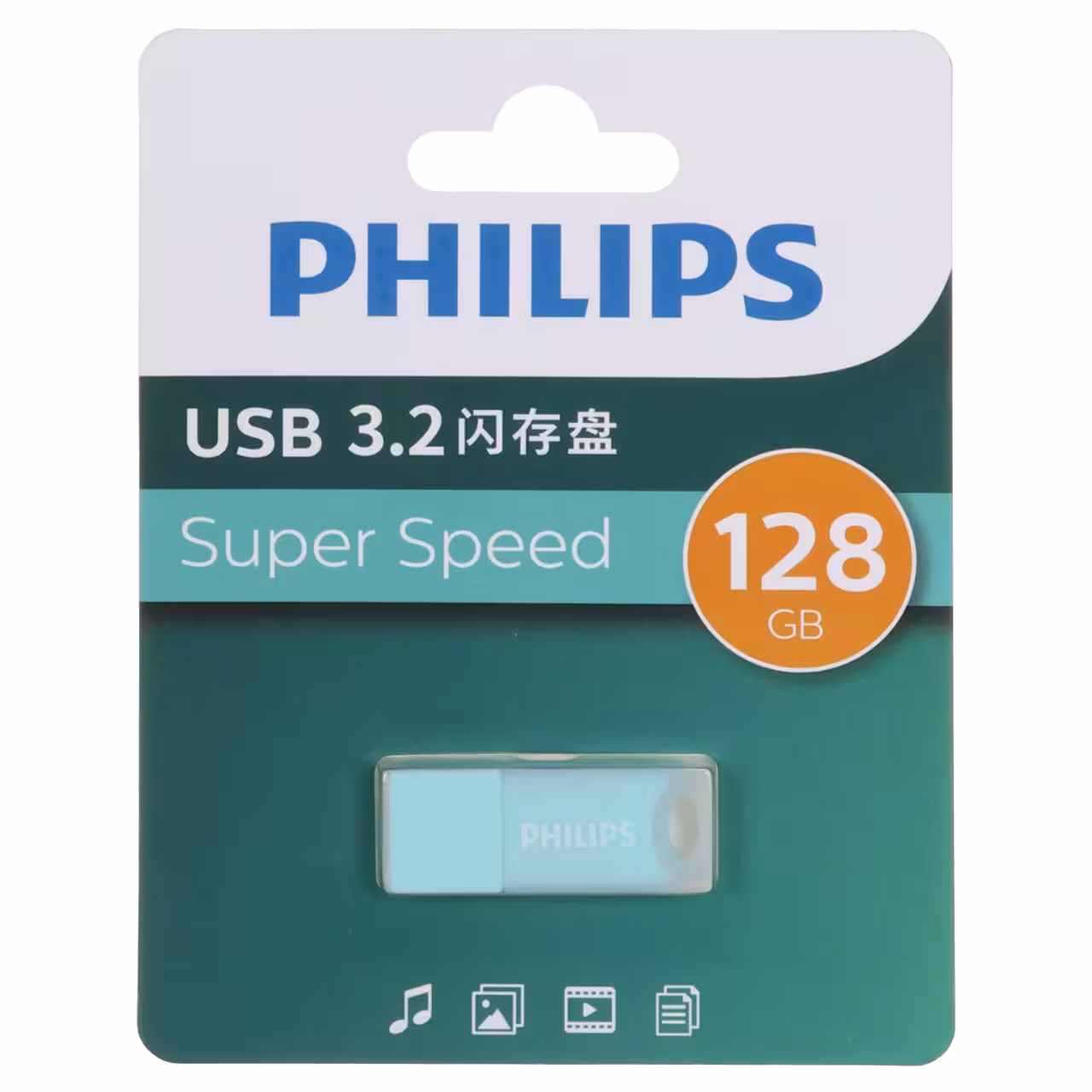 فلش مموری Philips FM10UA128A/93-B USB 3.2 Flash Memory - 128GB - سبز