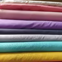 پارچه کتان نخ فیلور طرح ساده عرض 90 سانتی متر در رنگ های مختلف 