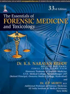 [PDF] دانلود کتاب The Essentials Of Forensic Medicine And Toxicology, 33th ed, 2015